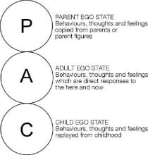 Transactional analysis - The Structural Model of Ego States suggests that our personality is divided, but not necessarily in equal proportions, into the Parent, the Adult and the Child ego states.