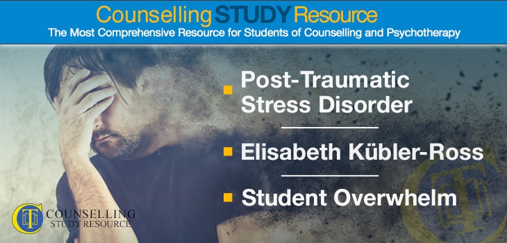 Counselling Tutor Podcast Ep 29: Post-Traumatic Stress Disorder – Elisabeth Kübler-Ross –Student Overwhelm