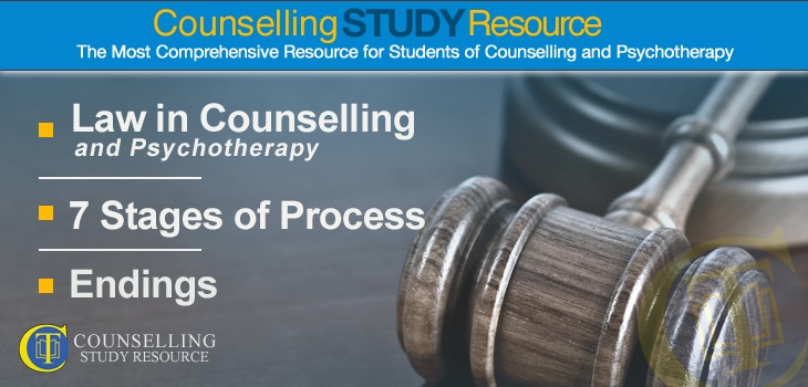 CT Podcast Ep38 – Law in Counselling and Psychotherapy – Seven Stages of Process – Endings