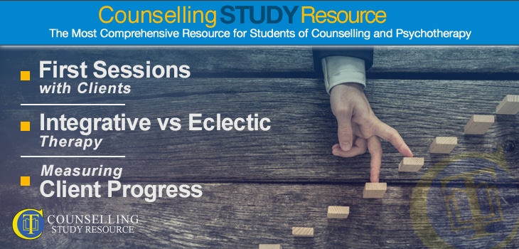 Counselling Tutor Podcast Episode 39: First Sessions with Clients – Integrative versus Eclectic Therapy – Measuring Client Progress