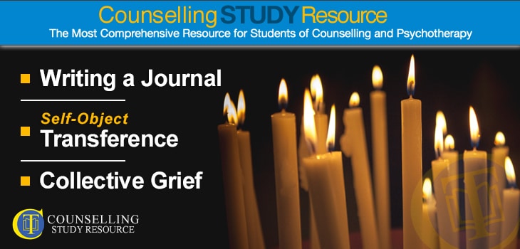 Counselling Tutor Podcast 053 – Writing a Journal – Self-Object Transference – Collective Grief