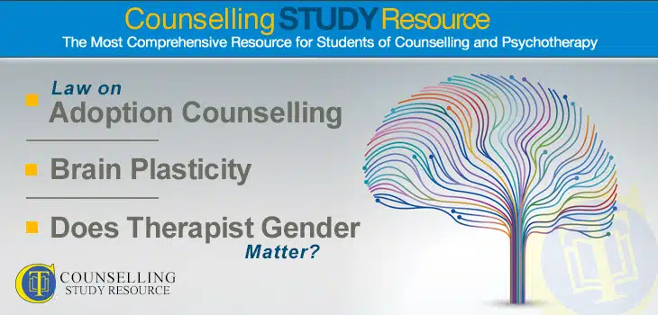 Counselling Tutor Podcast 058 – Law on Adoption Counselling – Brain Plasticity – Does Therapist Gender Matter?