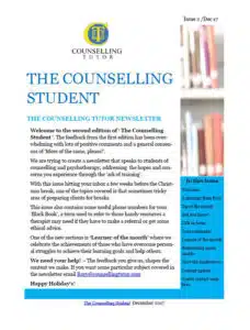 Counselling Tutor Newsletter