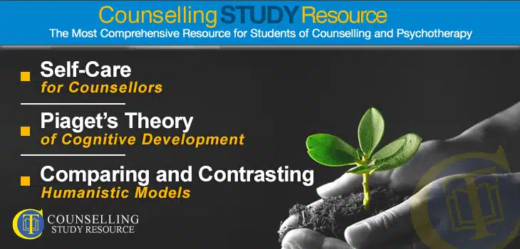 Counselling Tutor Podcast 060 – Self-Care for Counsellors – Piaget’s Theory of Cognitive Development – Comparing and Contrasting Humanistic Models