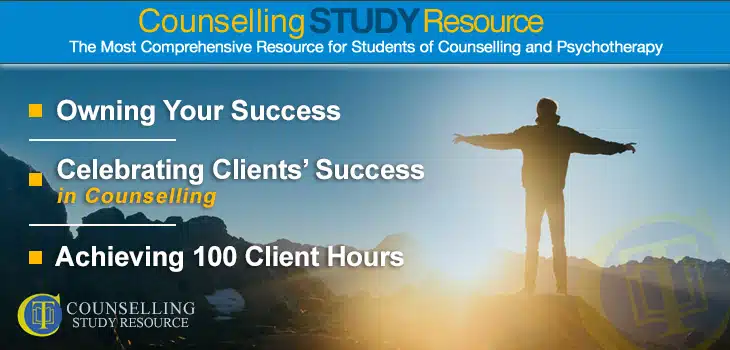 Celebrating Clients' Success in Counselling - A man standing on top of a hill with his arms spread wide open while facing the sunrise