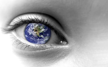 Humanism approach to counselling Humanism approach to counselling - a closeup of an eye with the world as the iris