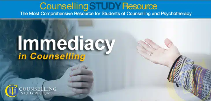 Hands of a counsellor facing a client - This featured image means to illustrate immediacy in counselling. This means that the therapist reveals how they themselves are feeling in response to the client.
