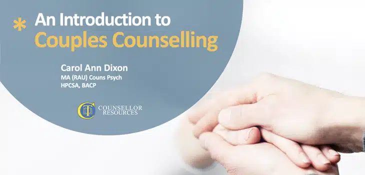 Featured image for Couples Counselling - CPD lecture for counsellors