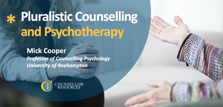 CPD for Counsellors - Pluralistic Counselling lecture by Mick Cooper featured image