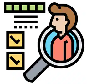 Online Therapy Competencies - icon of evaluation checklist