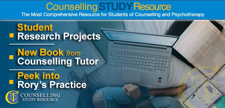 CT Podcast Ep179 featured image - Topics Discussed: Counselling Research Projects: Tips for Students; New Book on Online and Telephone Counselling; Peek into Rory’s Counselling Practice