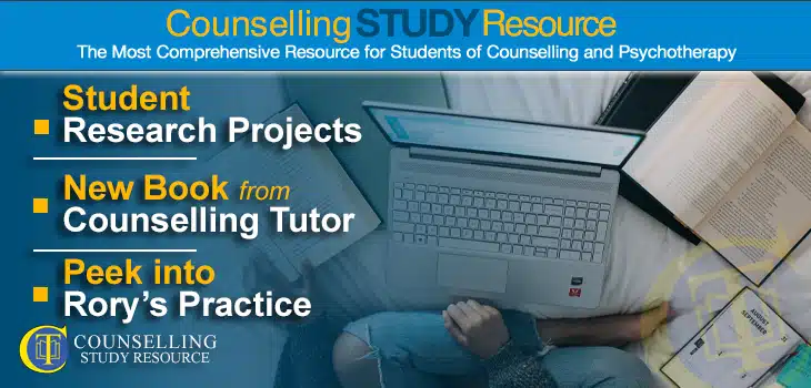 CT Podcast Ep179 featured image - Topics Discussed: Counselling Research Projects: Tips for Students; New Book on Online and Telephone Counselling; Peek into Rory’s Counselling Practice