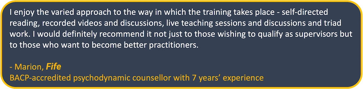 Counsellor supervisor training 16