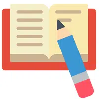 reflective journalling for counsellors - vector image of a hand writing on a journal
