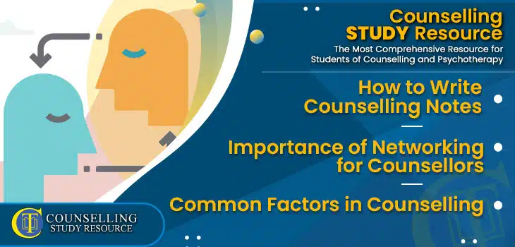 CT Podcast Ep219 featured image - Topics Discussed: How to Write Counselling Notes – Importance of Networking for Counsellors – Common Factors in Counselling