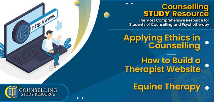 CT-Podcast-Ep241 featured image - Topics Discussed: Applying Ethics in Counselling – How to Build a Therapist Website – Equine Therapy