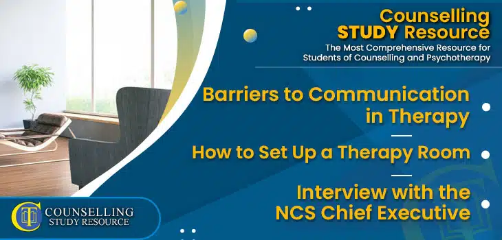 CT-Podcast-Ep265 featured image - Topics Discussed: Barriers to Communication in Therapy – How to Set Up a Therapy Room – Interview with the NCS Chief Executive