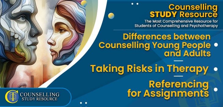 CT-Podcast-Ep299 featured image - Topics Discussed: Differences between Counselling Young People and Adults - Taking Risks in Therapy - Referencing for Assignments