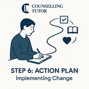 Planning next steps after reflection – Step 6 of Gibbs’ Reflective Cycle: Action Plan, implementing positive change in future practice.
