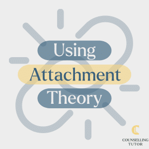 Graphic introducing the use of attachment theory in loss and bereavement counselling.