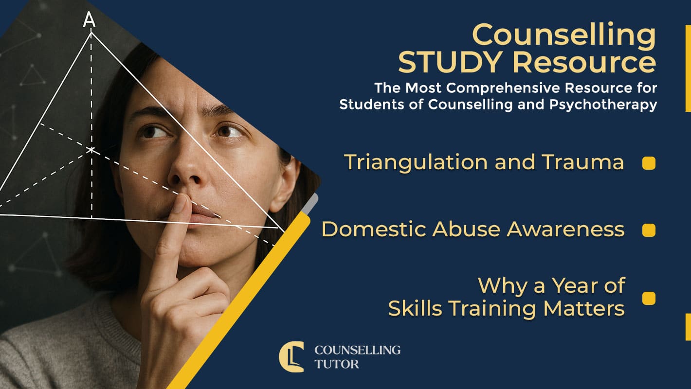 CT-Podcast-Ep346 featured image: Topics Discussed: Triangulation and Trauma – Domestic Abuse Awareness - Why a Year of Skills Training Matters