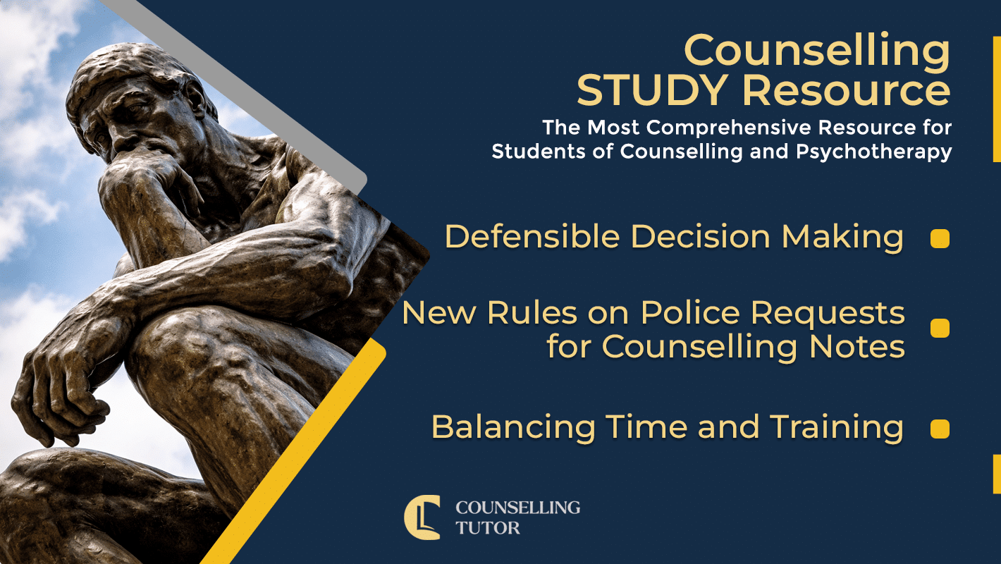 CT Podcast Ep373 featured image - Topics Discussed: Defensible Decision Making – New Rules on Police Requests for Counselling Notes – Balancing Time and Training