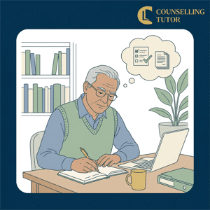 A counsellor documenting the reasoning behind a data-protection decision, as the BACP 2026 framework expects